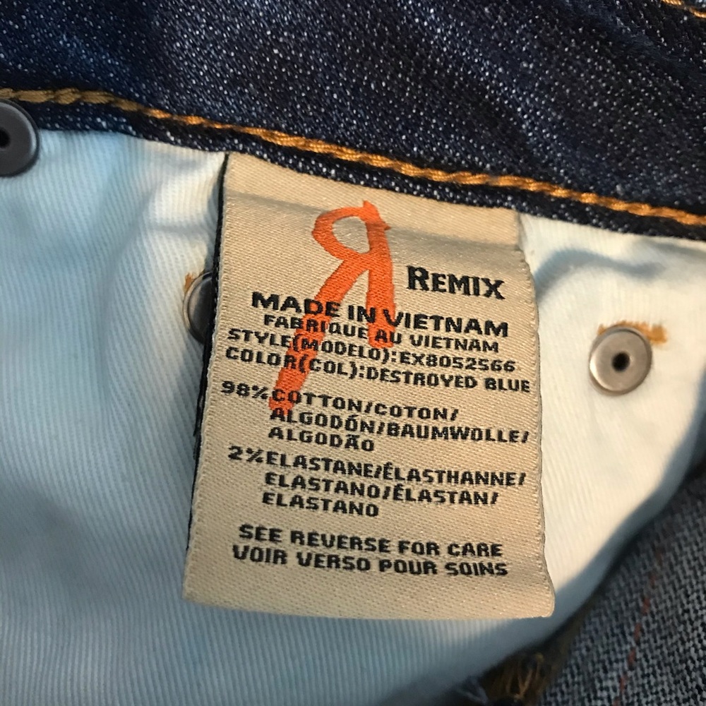 NWT Remix by Rock Revival Skinny Stretch Jean Sz 2 - Picture 10 of 11